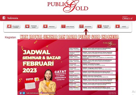 Kegiatan Seminar Dan Bazar Public Gold Indonesia