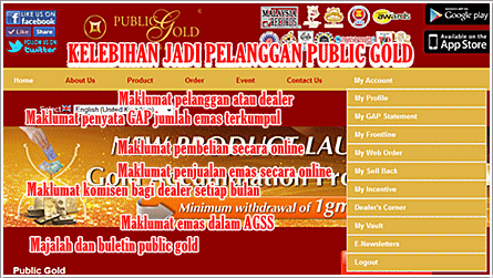 kelebihan jadi pelanggan public gold
