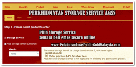 servis public gold storage service