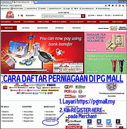 cara daftar pg mall