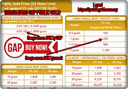 harga emas 1 gram gap public gold