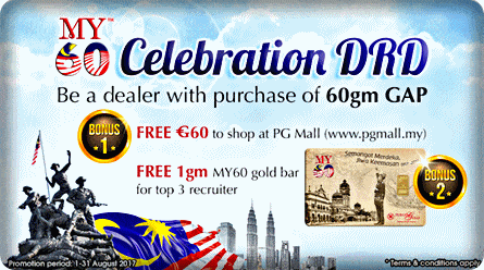 My 60 celebration promotion