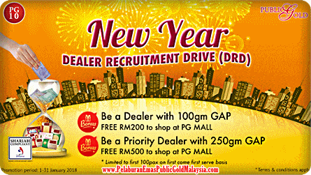 Promosi Dealer Public Gold Tahun Baru 2018