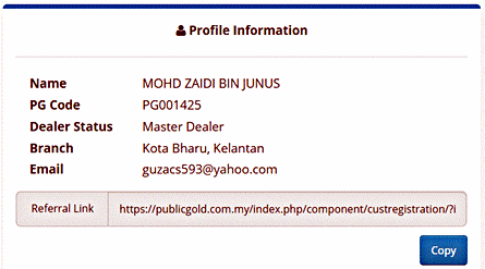 Dealer Public Gold Referral Link