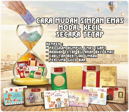 Cara Mudah Simpan Emas Modal Kecil Secara Tetap