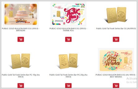 Gold Bar 0.5g Public Gold