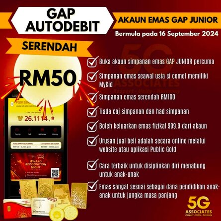 Akaun Emas GAP Junior Auto Debit